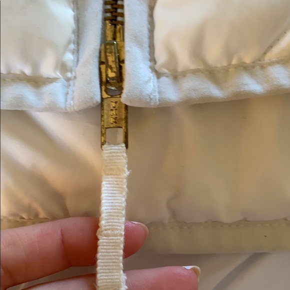 J. Crew off-white puffer vest - Picture 5 of 8